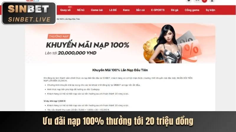 Tiền thưởng chào mừng vipwwin